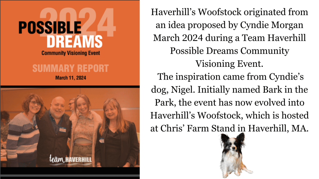 Possible Dreams 2024 Summary Report showcasing Cyndie Morgan, Jimmy Carbone, McKenna Jennings and Pixie Yates all attendees to Team Haverhill